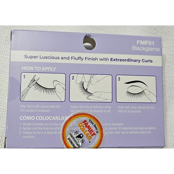 Kiss Faux Mink Fur False Eyelashes Blackglama Golden Pearl Pearl Beige lot of 8 - Picture 10 of 12